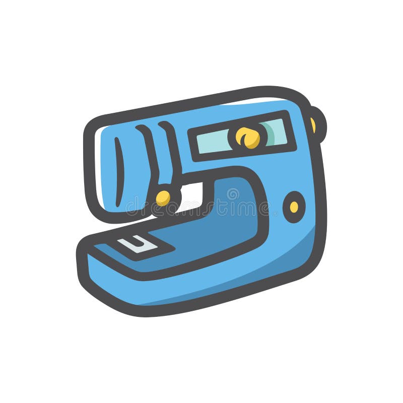 Sewing Machine Device Vector Icon Cartoon Illustration. Stock Vector - Illustration of manufacturing, machine: 220307955 Sewing Machine Device Vector Icon Cartoon Illustration. Stock Vector - Illustration of manufacturing, machine: 220307955