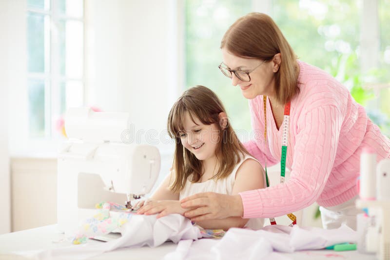 Sewing Machine. Fashion Design Stock Photo Image of fashion