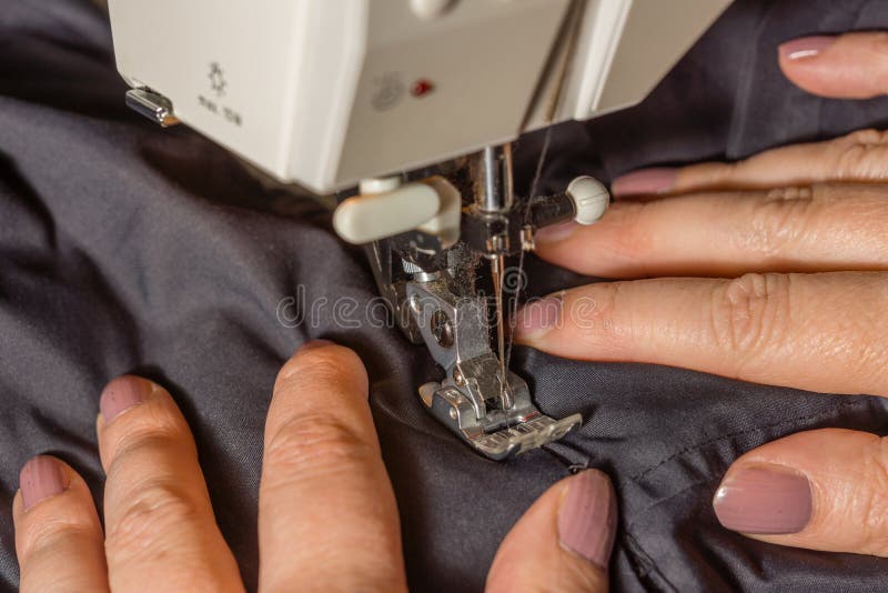 Sewing machine stock photo. Image of material, equipment 82668416