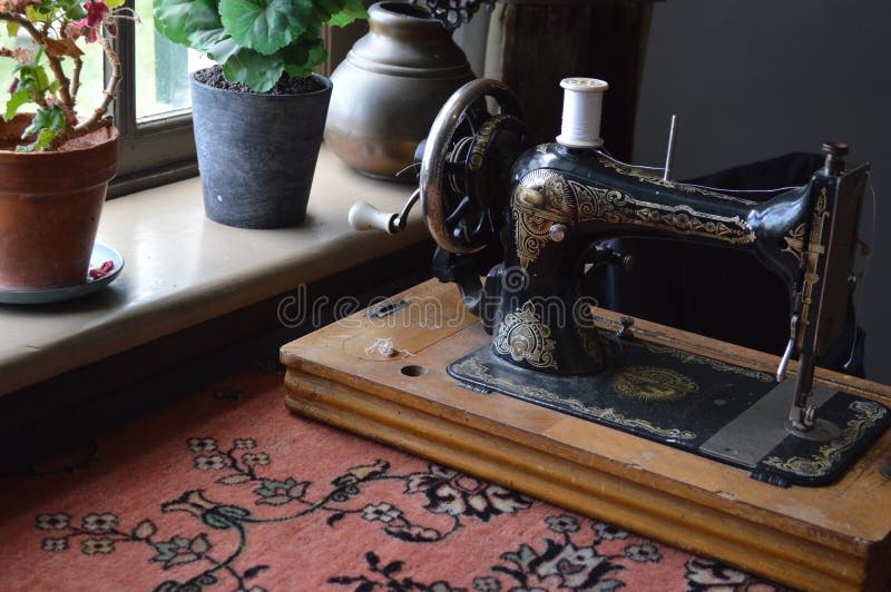 Sewing machine stock photo. Image of house, automatic 88710178