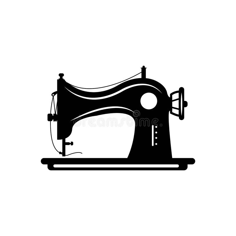 Sewing Machine Icon Logo Vector Stock Illustration Illustration of