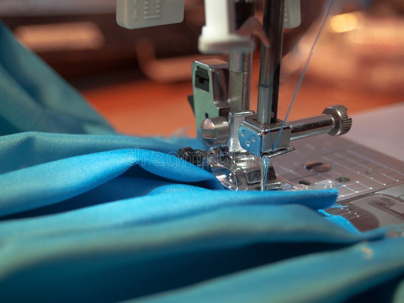 The Needle Mechanism of the Sewing Machine Stock Image Image of steel