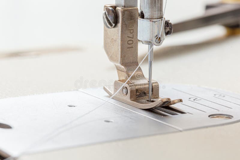 Sewing Machine Needle with Thread and Fabric Stock Photo Image of cotton, female 264105800