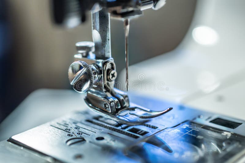 Sewing Machine Presser Foot with Needle Stock Photo Image of handmade