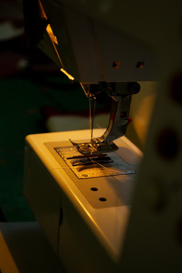 Sewing machine stock photo. Image of material, steel - 36123386