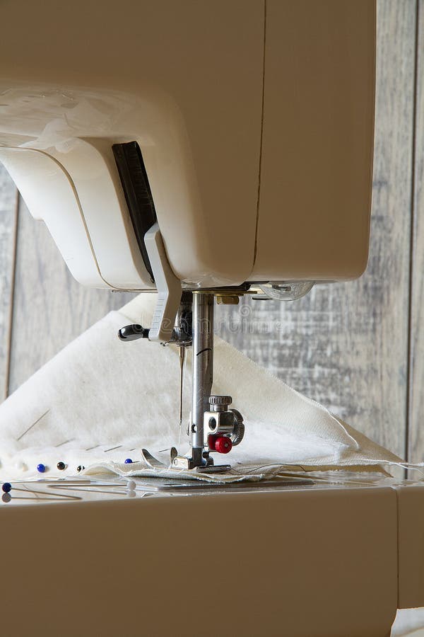 Sewing Machine and Sewing Accessories Stock Image Image of mechanical