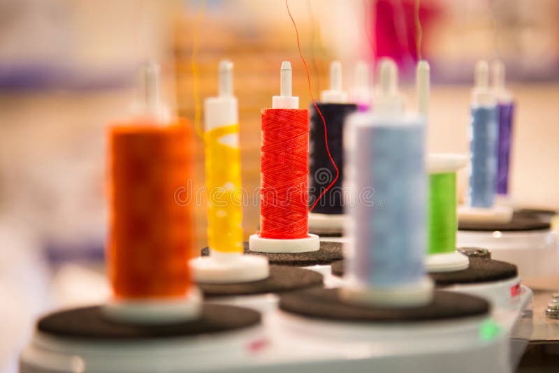 Sewing Machine and Sewing Cottons Stock Image Image of machine, objects 69820183