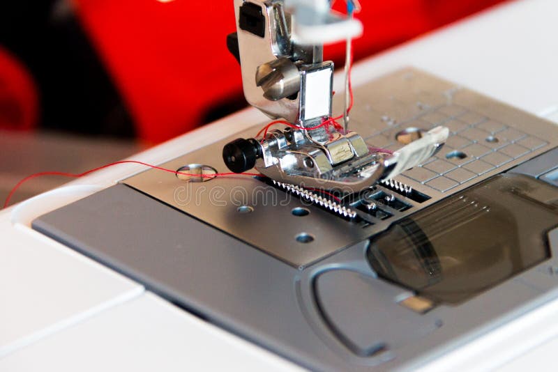 Sewing Machine, Tailor, Sewing Clothes Stock Photo Image of close