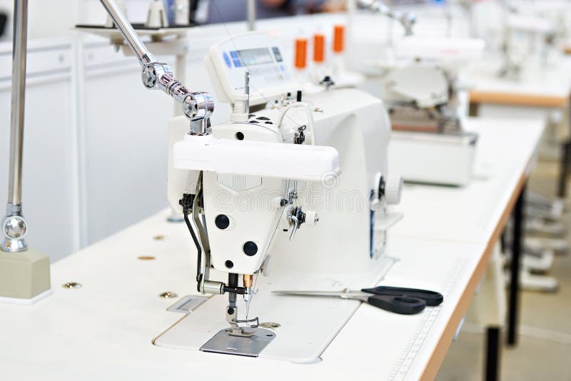 Sewing machine in stock photo. Image of machine 143729956