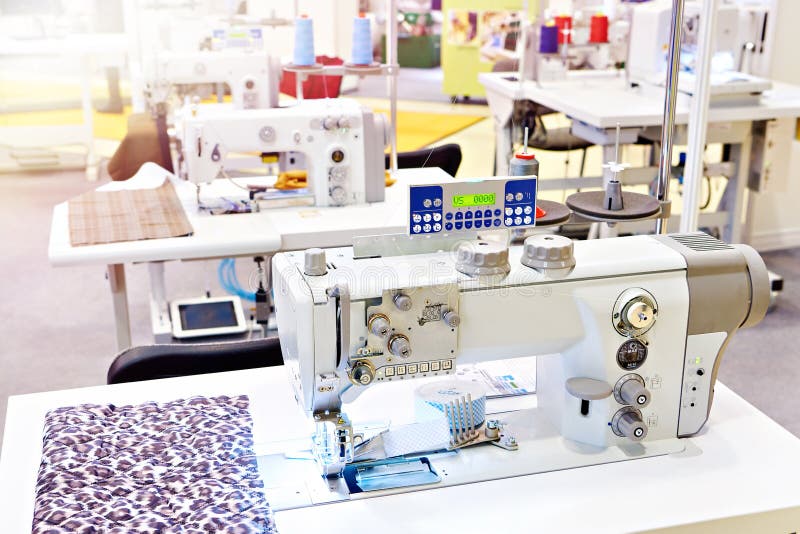 Sewing Machines in Stock Image Image of textile, production