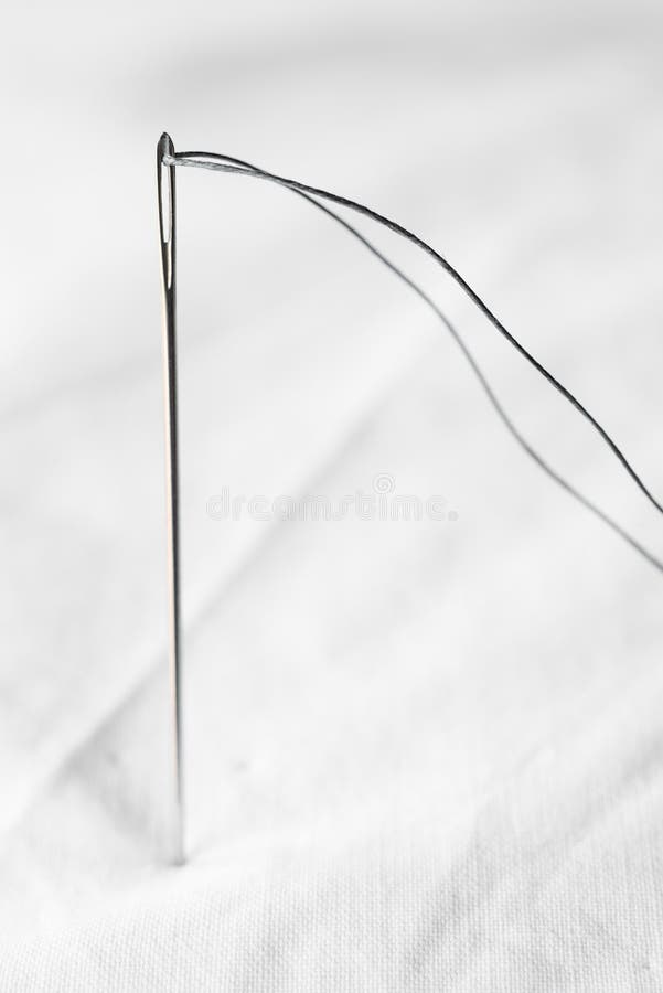 Sewing needle stock image. Image of macro, seam, atelier 49064579