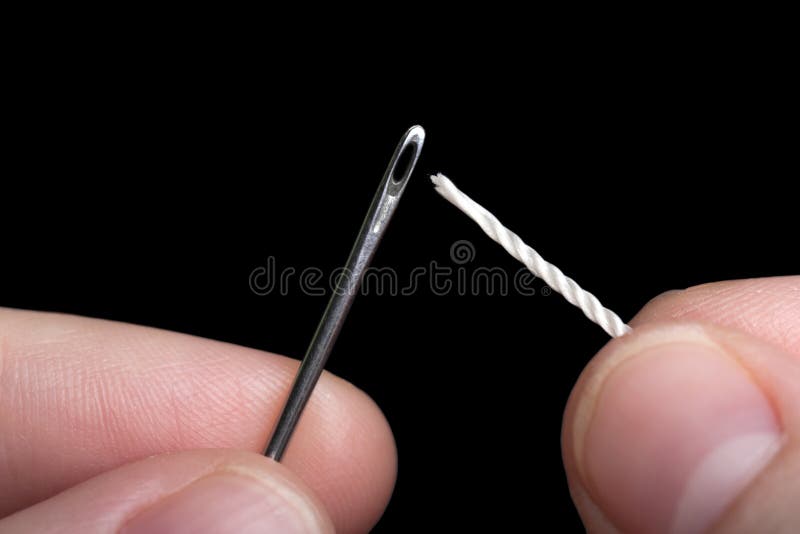 Sewing needle and thread