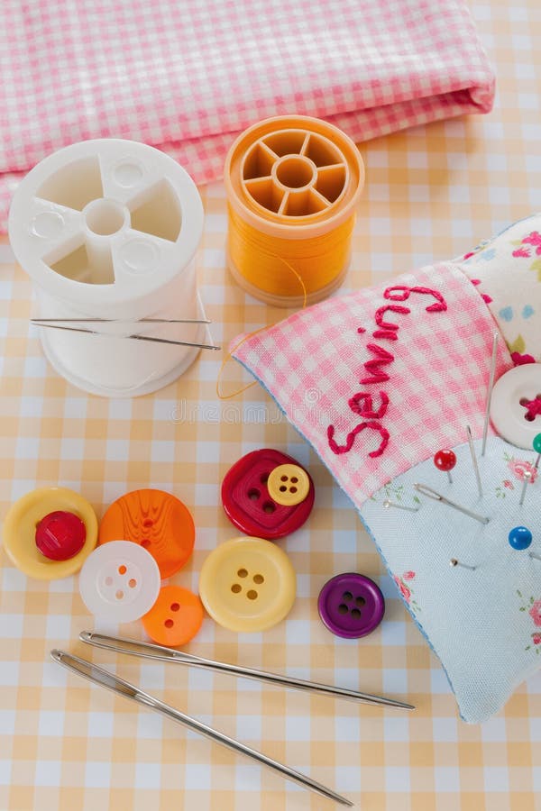 Sewing and Needlework stock photo. Image of material 71975596
