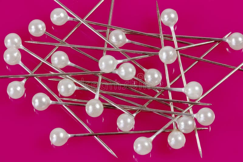 Sharp pins stock image. Image of objects, sewing, yellow 20060783