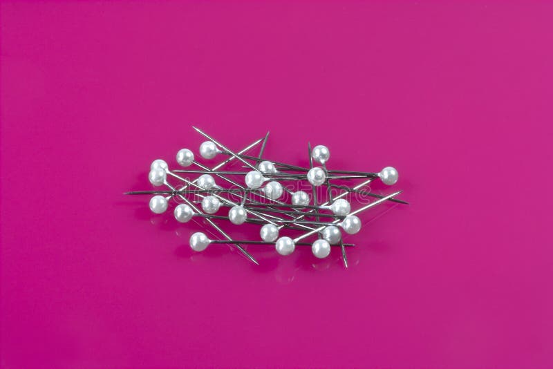 Sharp pins stock image. Image of objects, sewing, yellow 20060783