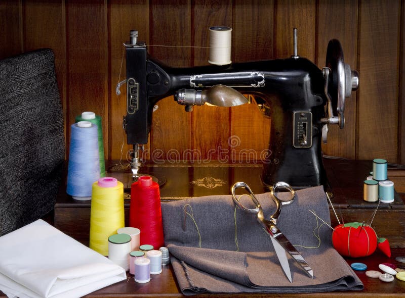 Sewing Shop stock image. Image of thread, sewing, cushion 26138399