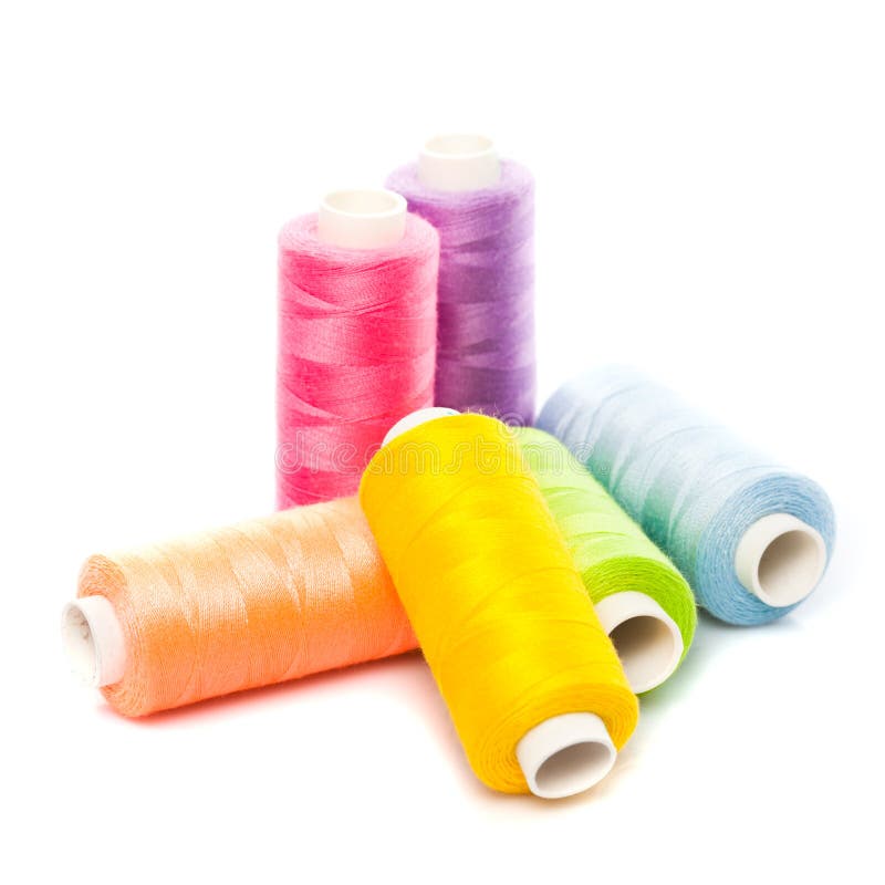 Sewing threads stock photo. Image of fiber, macro, group 24056796