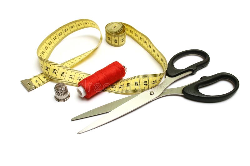 Sewing tools stock image. Image of dressmaking, fabric 13734159