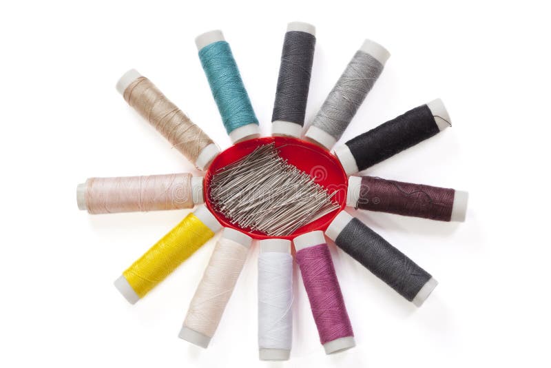 Sewing tools stock image. Image of yarn, cord, texture 21191969