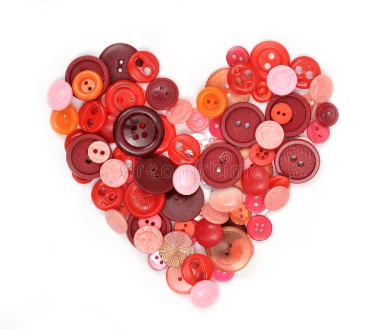 Heart shaped buttons Stock Photo by ©candy18 82153190