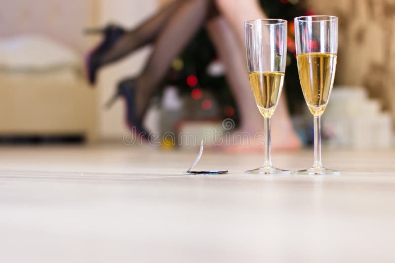 Sex After A Christmas Party Quick Sex Concept Stock Image Image Of