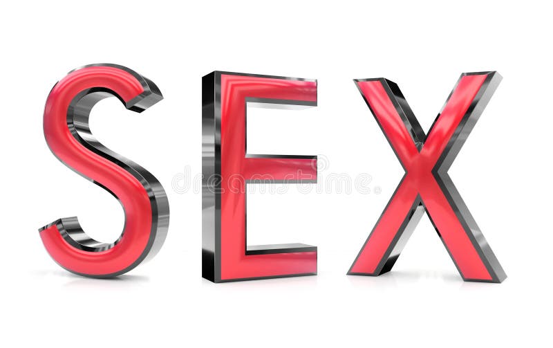 Sex 3d Word Stock Illustration Illustration Of Online 114633558