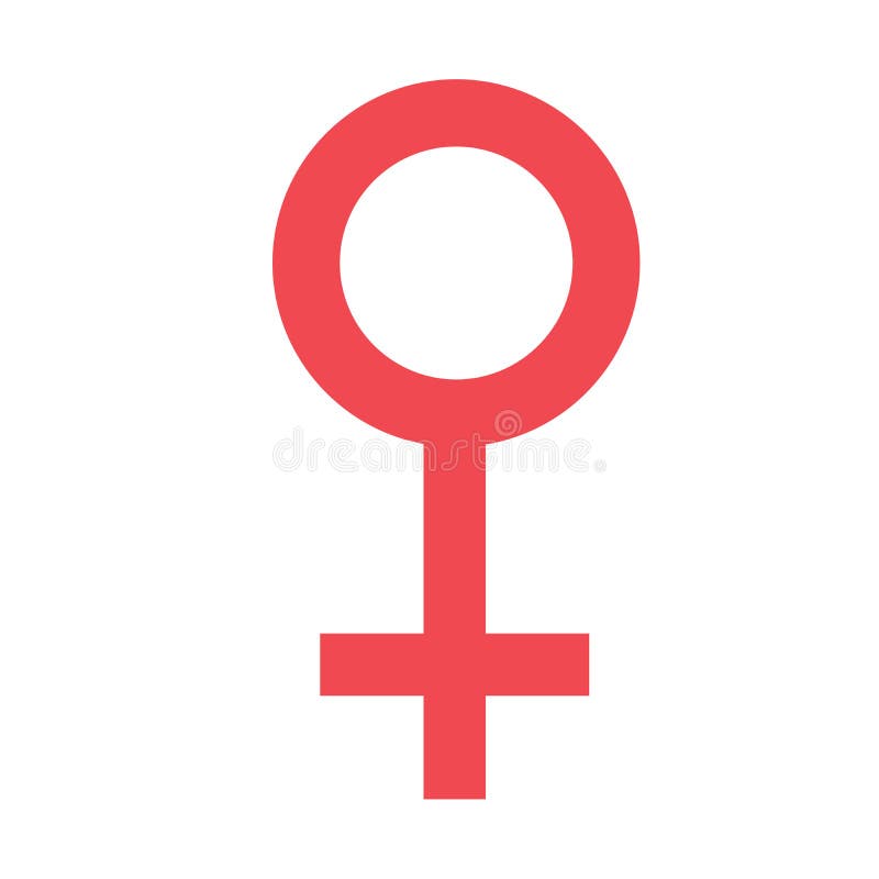 Sex Symbol Gender Woman Symbol Female Abstract Symbol Vector