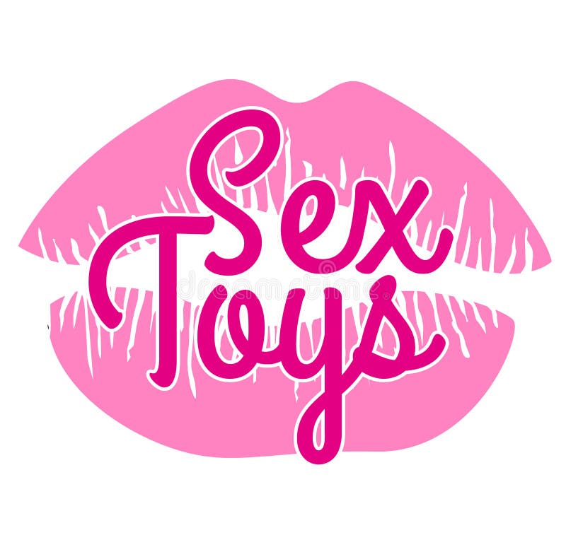 Sex Toys Sign On White Background Stock Vector Illustration Of Label