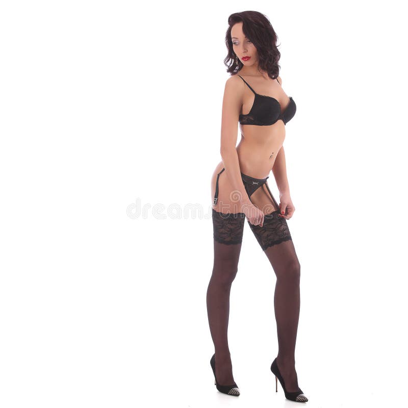 burlesque dancer woman stripper showgirl in studio isolated on white background. burlesque dancer woman stripper showgirl in studio isolated on white background