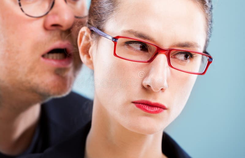 Sexual harassment concept man on woman stock photos Sexual harassment concept man on woman stock photos