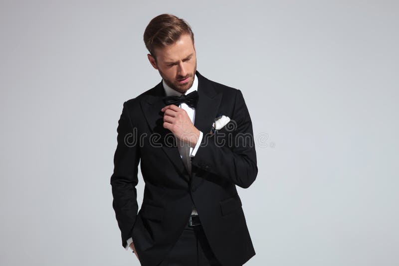 Elegant Handsome Man Classical Suit Poses Stock Photo 446676100 |  Shutterstock