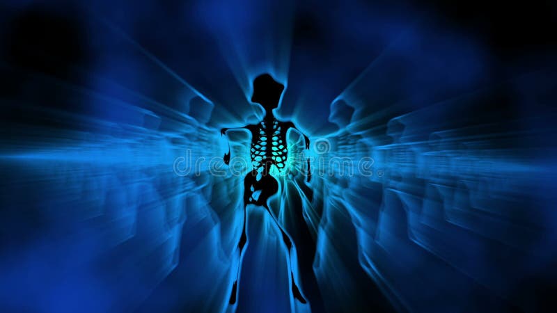 Female Skeletons VJ dancing background 7