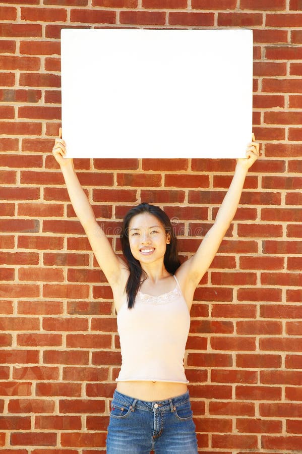 Girl With Poster