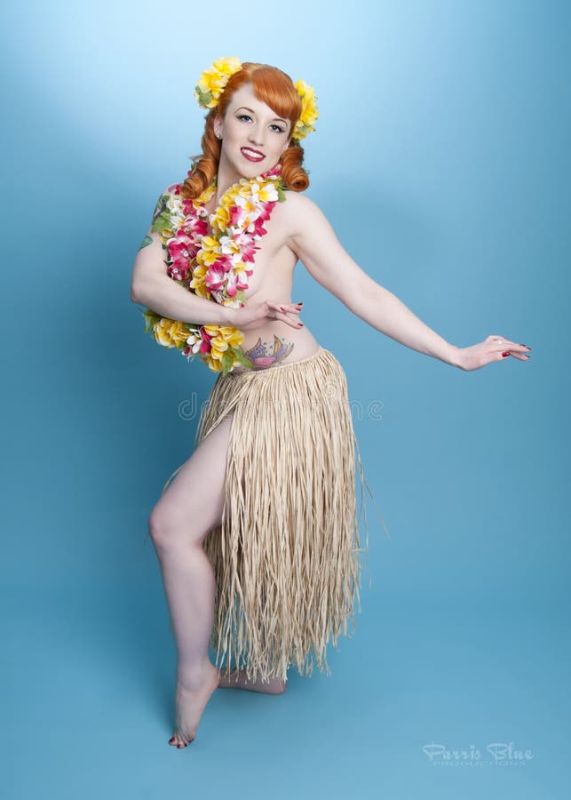 Hula Pinup Girl