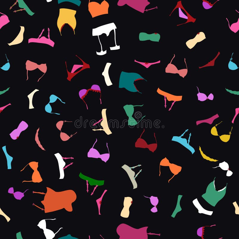 lingerie pattern royalty free illustration lingerie pattern royalty free illustration