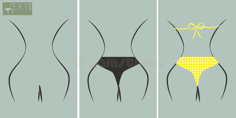 bikini topless yellow voyeur