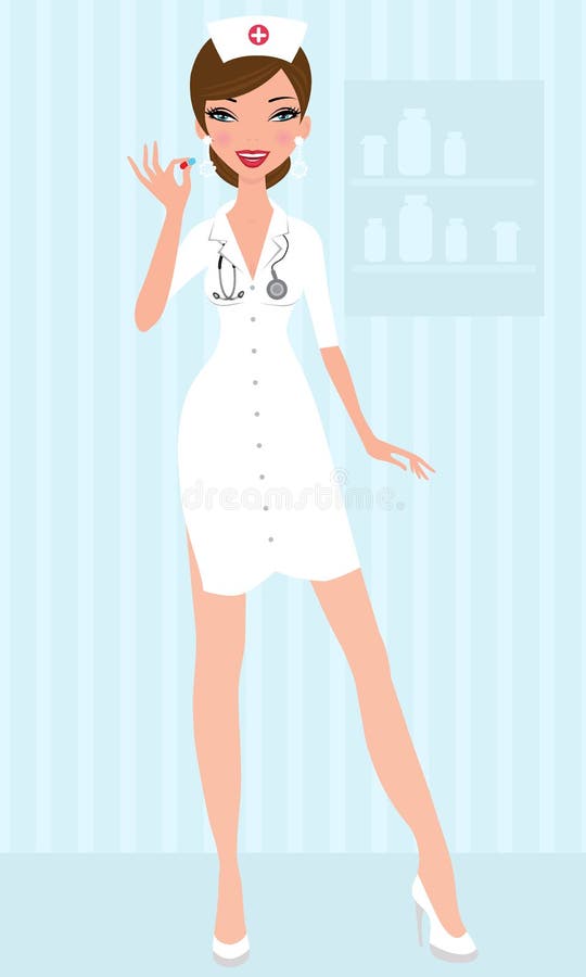 Nurse stock vector. Illustration of service, happy, young - 24892218 Nurse stock vector. Illustration of service, happy, young - 24892218