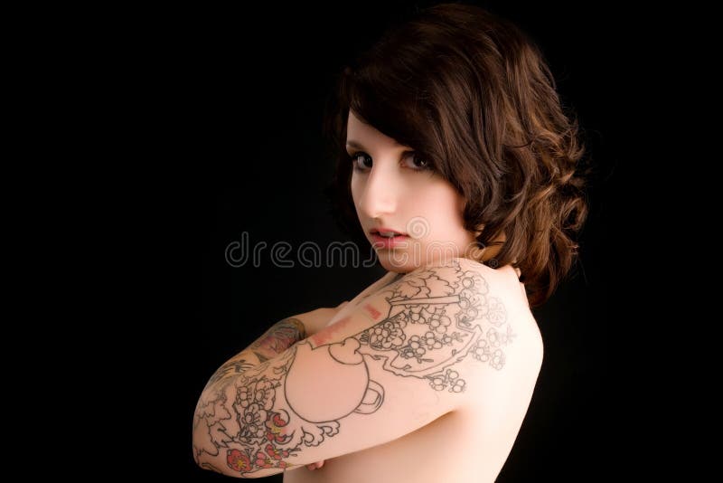 Rockabilly Girl stock photo. Image of tattoo, shot, people - 10447278