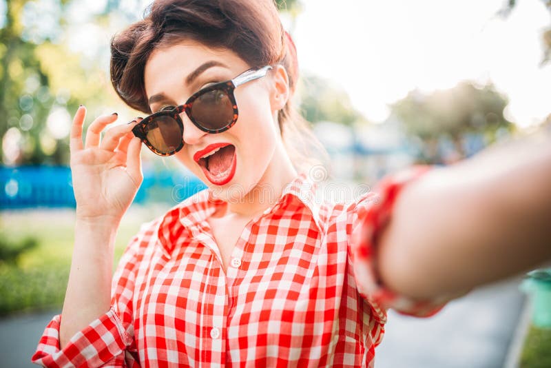 pinup girl outdoors, retro american fashion stock images pinup girl outdoors, retro american fashion stock images