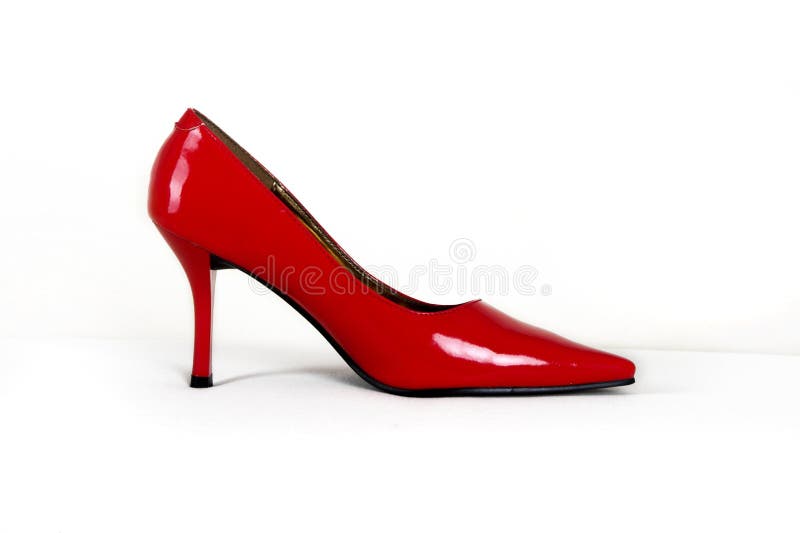 Red shoes stock photo. Image of pretty, white, elegant 3737918