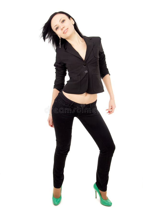 Slim girl posing stock photo. Image of confident, femininity - 30422836