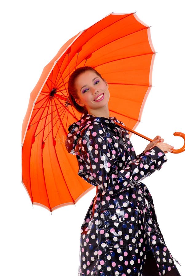 woman with umbrella