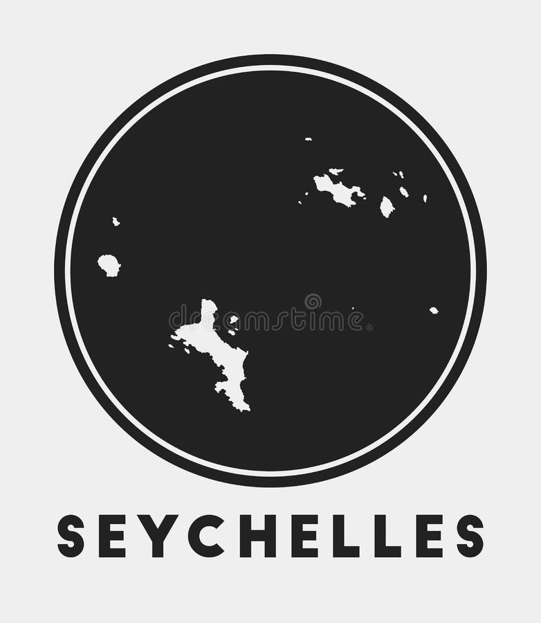 Seychelles Logo. Map Of Seychelles With Island. Stock Vector ...