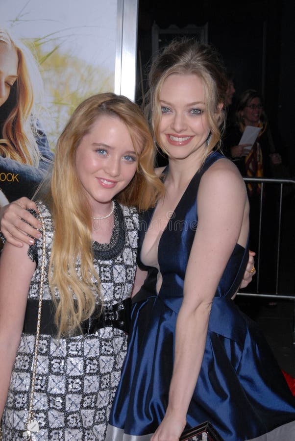 Kathryn Newton and Amanda Seyfried at the Dear John World Premiere, Chinese Theater, Hollywood, CA. 02-01-10. Kathryn Newton and Amanda Seyfried at the Dear John World Premiere, Chinese Theater, Hollywood, CA. 02-01-10