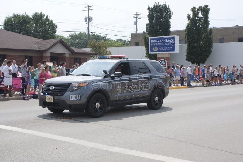 Seymour Police SUV image éditorial. Image du police, seymour 29454090