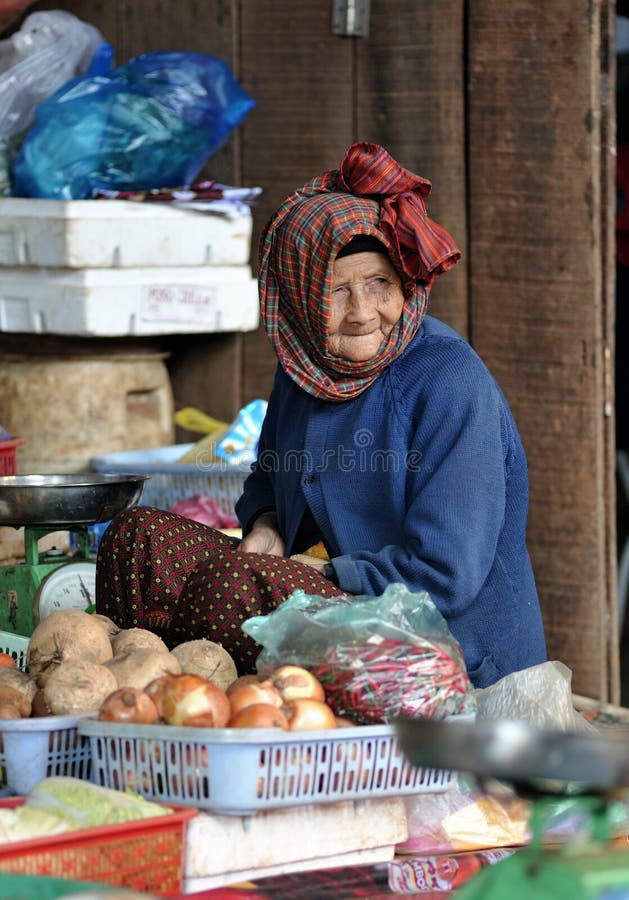 Food Market Asia Woman of Cambodia - Cambodian market woman. Food Market Asia Woman of Cambodia - Cambodian market woman