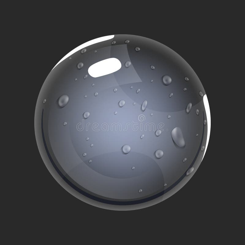 Sfera di aria Icona del gioco del globo magico Interfaccia per il gioco rpg o match3 Grande variante illustrazione di stock Sfera di aria Icona del gioco del globo magico Interfaccia per il gioco rpg o match3 Grande variante illustrazione di stock