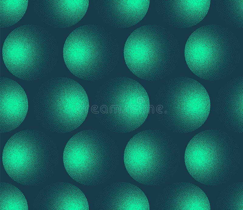 Sfera turchese brillante Sfera di serie incompleta di tendenza polverizzata astrazione dinamica vettoriale illustrazione vettoriale