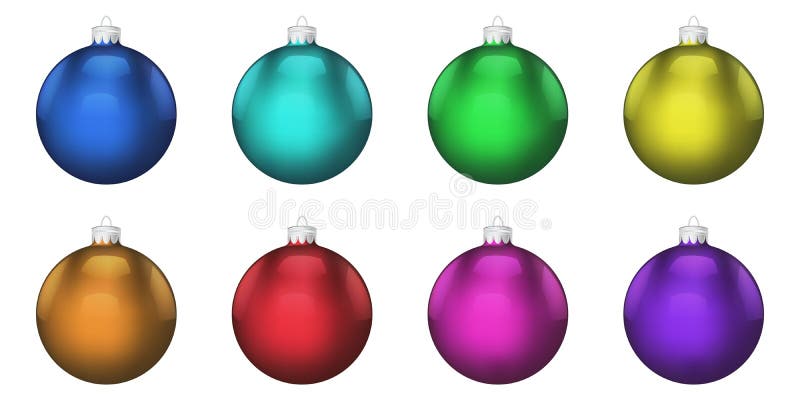 Sfere di natale illustrazione vettoriale Sfere di natale illustrazione vettoriale