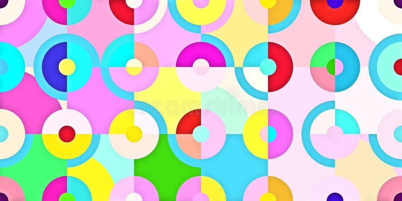 Sferturi posterioare circulare vector illustration